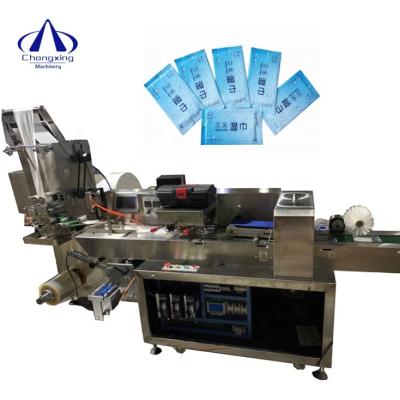 China High Speed Wet Disinfection Industry Wet Wipe Cloth Cloth Making Machine Production Line for sale