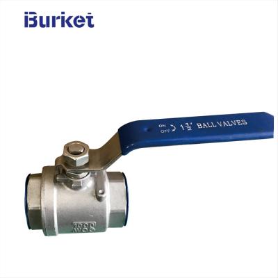 China XinYi SS304/316 L Thread type 2 Way Manual Operated Ball Valves for sale