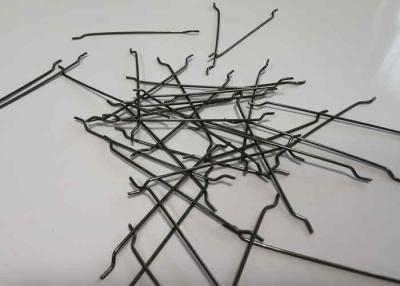 China Kohlenstoff hakte lose Länge der Enden-Stahlfaser-0.5mm des Durchmesser-25mm zu verkaufen