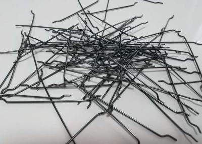 China 6mm-60mm gehakter Enden-Stahlfaser-unlegierter Hartstahl für Pflasterung zu verkaufen