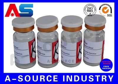 中国 筋肉成長アセテート ボトル スチッカー ラベル 印刷10ml 注射用ボトル カスタムデザイン 精油ラベル 販売のため