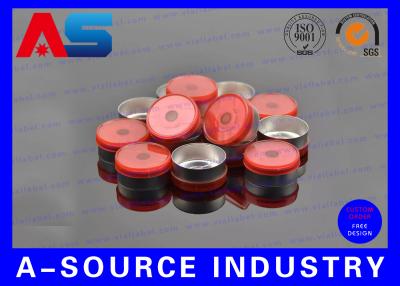 China Rojo Aluminio 20mm Caps Flip Off Química Farmacéutica Botellas de Aluminio Caps aceptado a medida en venta