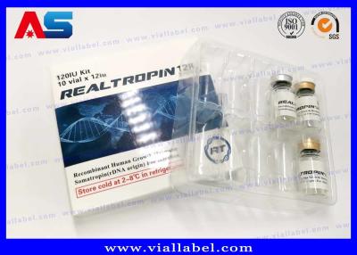 Cina 2ml / 3mL / 5mL / 10mL Imballaggio Hcg Cartone di carta Etichetta e Blister di plastica su misura in vendita