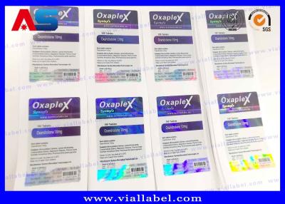 Cina Vial Label Masteron privato su ordinazione, sacchetto a chiusura lampo di alluminio con l'ologramma dell'autoadesivo dell'etichetta in vendita