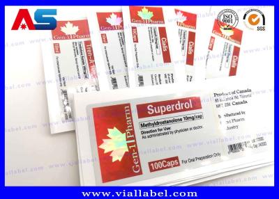 Cina 2ml / 5ml / 15ml / 20ml 10ml Etichette del flaconcino Laser Etichette del flaconcino in vetro Hologramma personalizzato in vendita