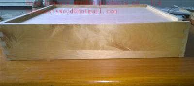 China Birch solid wood dovetail drawer components with UV coat drawer box drawer front. cabinet box. for sale