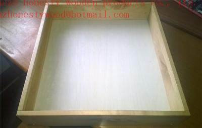 China Birch solid wood dovetail drawer components with UV coat drawer box drawer front. cabinet box. for sale