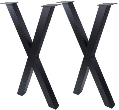 China Mid Century Support Customized Customized Square Rectangle Form Base Modern Steel Leg Dining Table Marble Metal Strong Stand for sale