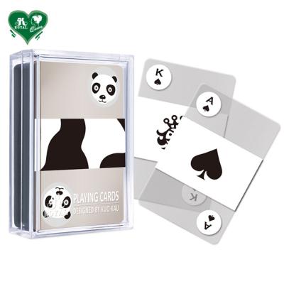 China Plastic Clear Playing Cards - Animal Series for sale