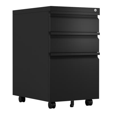 China Small Office Metal Revolving Cabinet For Office Staff Movable Storage Cabinet Cabinet With Drawers for sale
