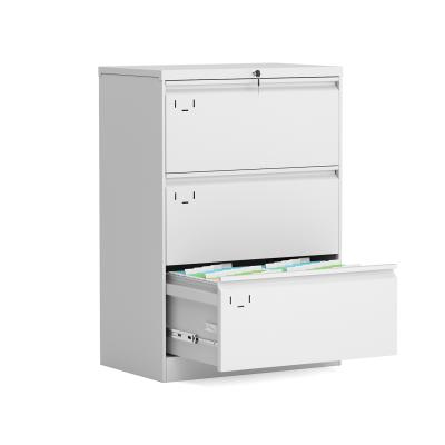 China Hot Selling Foldable Lockable Drawer Hot Selling Metal 3 Side File Storage Cabinet for Office and Home for sale