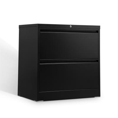 China Metal Foldable 0 Screw Style Side File Storage Cabinet With 2 Lockable Drawer for sale