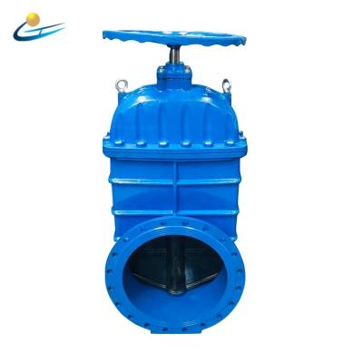 China BS Standard 24 Inch Ductile Iron General Ductile Iron Non Rising Cast Iron Sluice Gate Valve for sale