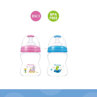 China BPA Free Wide Neck Baby Bottle 5OZ/150ML PP for sale