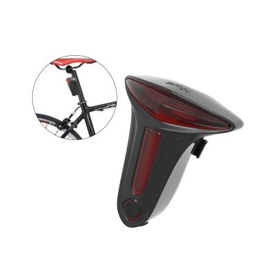 China Low Quantity Sensing Smart Electric Bicycle Tail Lights Usb Rechargeable Led Bike Fog Lamp Radio 85 Lumen Signal Turn Brake Rear Electric Ebike Light for sale
