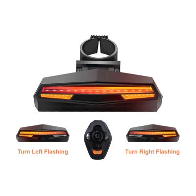 China For Alarm and Safety Bike Cycling Waterproof ABS Cycle Turn Signal Light 15 LED Rear Warning Tail Beams 2 Bike Accessories Tail Light for sale
