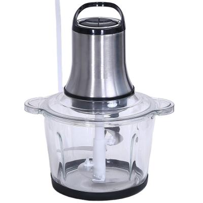 China Hotel 600W Glass Container 2 Speed Electric Chopper Kitchen With Handle for sale