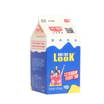 China Gable Top Milk Box Packaging 1000ml ISO 9000 FSSC 22000 for sale