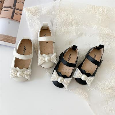 China Girls other princess shoes 2021 new autumn children's trend casual single shoes girls bow beautiful fashion soft bottom shoes for sale