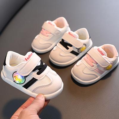 China Spring 2022 New Children's Casual Shoes Toddler Girls Single Shoes Boys Fashion Mesh Soft Bottom Breathable Shoes for sale
