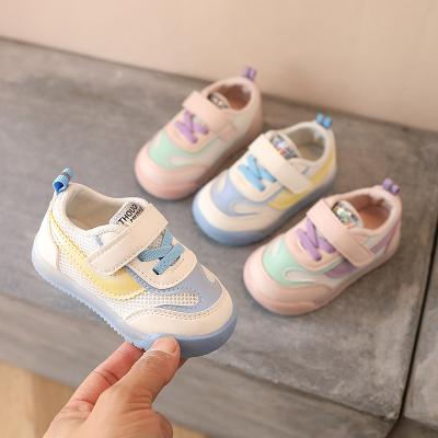 China Other children's shoes 2022 soft sole single shoes sports children's shoes for boys and girls fashion casual pure color spliced toddler shoe for sale