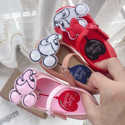 China High Quality Waterproof Melissa Children's Shoes for Girls Cartoon Mickey Baby Lace Scented Baby Jelly Shoes Wholesale for sale