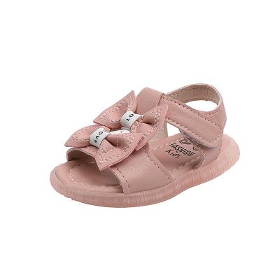 China 2022 Summer Girls' Other Princess Sandals Girls Shoes Children's Fashion Casual Bow Soft Unique Non-slip Single Shoes for sale