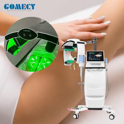 China Niet-invasieve 10D Lipo laser afslankparaat voor doelvetcellen met 532nm groen licht en Endo Inner Balls Roller Therapy Te koop
