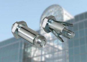 China M20 Carbon steel Zinc plated Hot dip Galanised Expansion Steel Construction Fastener Fix Bolt for sale