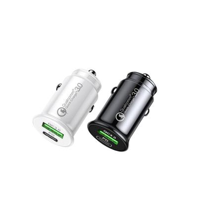 China Mobile Phone Charging In Car Charger 20W Car Charger QC 3.0 Fast Charging iPhone 13 12 Pro Laptops Tablets Car Phone Charger for sale