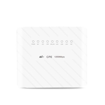 China 11AC 4G CAT6 high power Enterprice 5g 4g wifi router sim outdoor convenient card networking industrial CPE router for sale