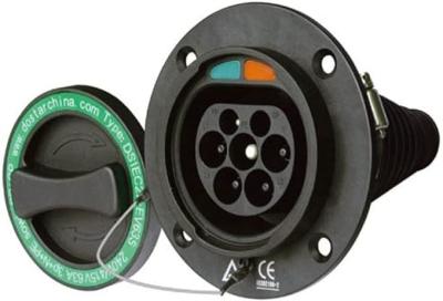 중국 차 사이드 전기 차량 IEC 62196-2 AC EV 충전 소켓 16A 32A 판매용