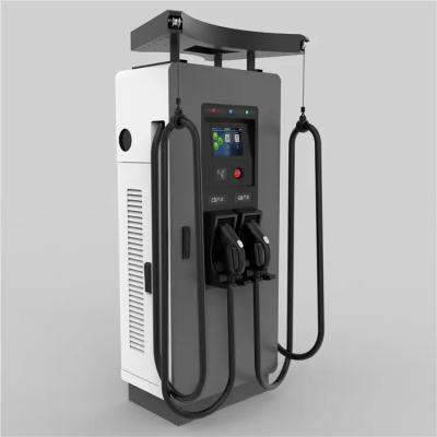 China 60KW DC Fast EV Charger RFID DC GBT CCS1 CHAdeMO CCS2 Fast EV Charger Ocpp EV Floor Mounted Charger for sale
