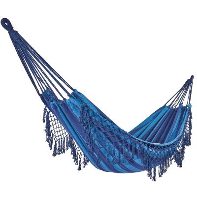 China Contemporary Outdoor Hammock Hammock with Carry Bag for Outdoor Backyard Garden Portable Boho Swing Hanging Chair Swing Macrame for sale