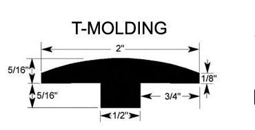 China T moulding for installation for flooring for sale