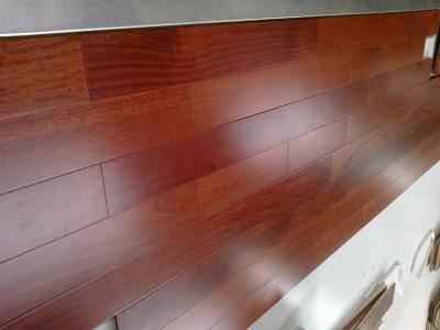 China Santos Mohogany Engineered Flooring nature color for sale