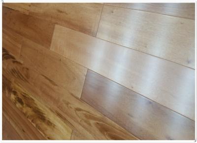 China Tigerwood HDF engineered flooring, 3-layer, UV lacquer for sale