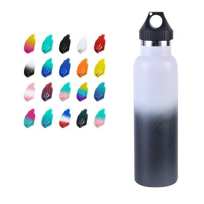 China 1 liter stainless steel PORTABLE bamboo lid kleen sports water bottle water jug thermo insulated flask for sale
