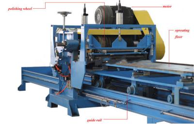 China SS Square Pipe Metal Polishing Machine Dry Polishing With Polish Paste for sale