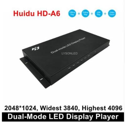 China HD-A6 Asynch & Synch Large LED Video Display Player, Dual-Mode LED Video Controller 4 in 1 player(WIFI/4G ) for sale