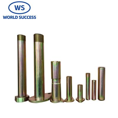 China Machinery Repair Shops Galvanized Pin Shaft Colored Galvanized Pin Shaft With Colorful Zinc Plating for sale