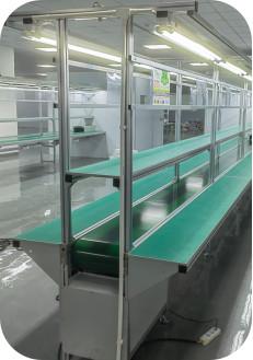 China Bilateral Operation Automatic Belt Assembly Line For Electronic and Electrical Appliance for sale