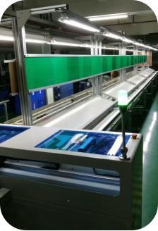 China Industrial Semiconductor Automatic Plug In Line Board Board Device Auto Production Line for sale