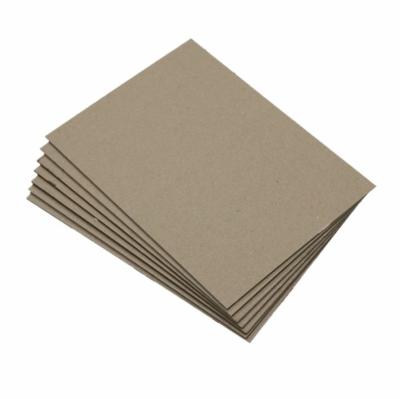 China Recycled Materials Grade B 1800-2500g duplex board grey Hot selling sheet size Duplex Board One Side Coated Grey Paper for sale