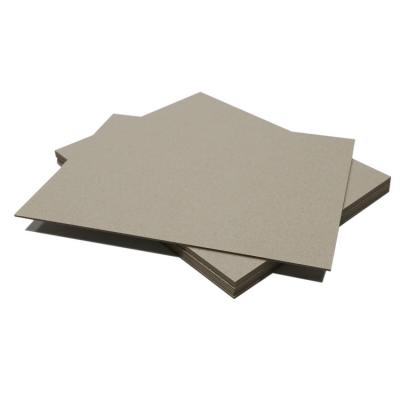 China Recycled Materials Size 1500g-2000g Smooth Grey Board Customized Thickness Smooth Grey paperboard Grey Cardboard for Box packaging for sale