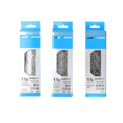 China SMN 11 116L Speed Chain HG601 HG701 HG901 MTB Bike Chain With Original Box Magic Buckle Pins Road Mountain Bicycle Chain CN-HG601 HG701 HG901 for sale