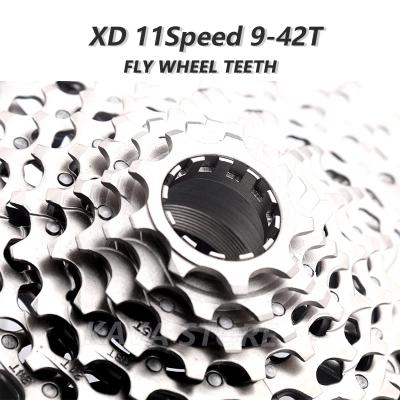 China SUN Steel Mountain Bike Drop Off 11Speed 9-42T XD Ultralight Cassette Flywheel Silver For SRAM XD k7 MTB Bike Drop Off for sale