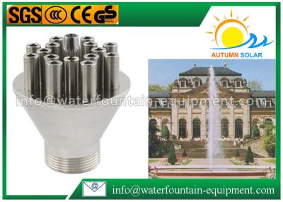 China Central Upright Pond Fountain Nozzles , Stainless Steel Water Spray Nozzle for sale