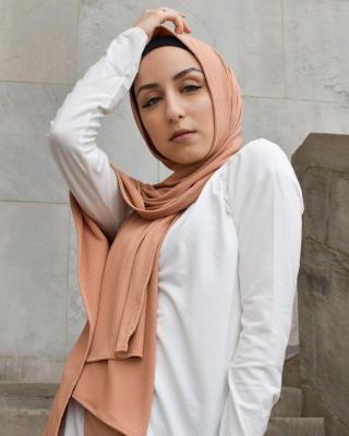 China Fashion Modest Muslim Women High Quality Tank Top Rib Bed Knit Shawl Tank Top Ribbed Hijab for sale