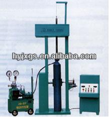 China Other Industrial Gas Cylinder High Pressure Valve / Devalving Machine With Test Pressure Function for sale